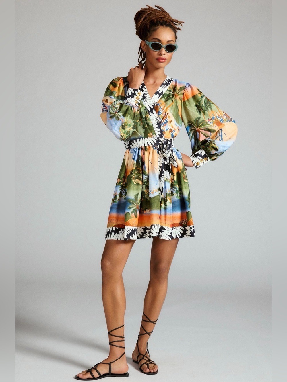 NWT FARM Rio Carioca Lenzing Viscose Mini Dress